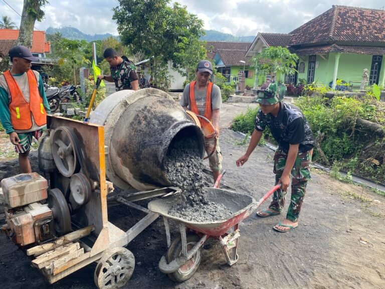 Program TNI Manunggal Membangun Desa (TMMD) Ke-126 Kodim 0818/Malang-Batu menunjukkan percepatan signifikan dalam pembangunan infrastruktur vital di Kabupaten Malang