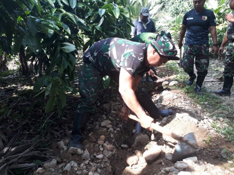 Program TNI Manunggal Membangun Desa (TMMD) Ke-126 Kodim 0818/Malang-Batu terus menunjukkan kemajuan signifikan