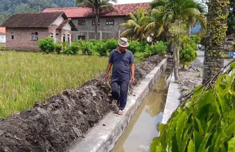 Pembangunan drainase di Dusun Krajan 1B, Desa Lebakharjo, Kecamatan Ampelgading, Kabupaten Malang , menunjukkan prestasi