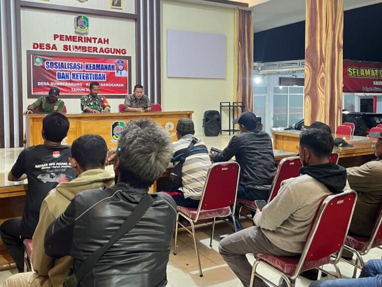 Babinsa Koramil 0825-11/Pesanggaran Melaksanakan Sosialisasi Keamanan dan Ketertiban