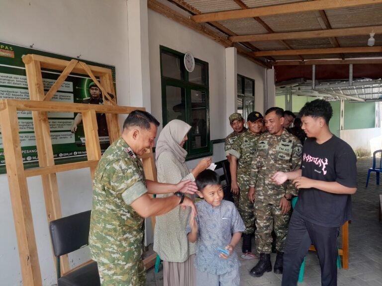 Koramil Pesanggaran Gelar Halal Bihalal Secara Sederhana di Makoramil Pesanggaran