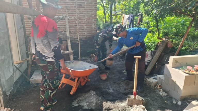 Satgas TMMD ke-128 Berikan Harapan Baru bagi Warga Dusun Klagin Desa Brabe