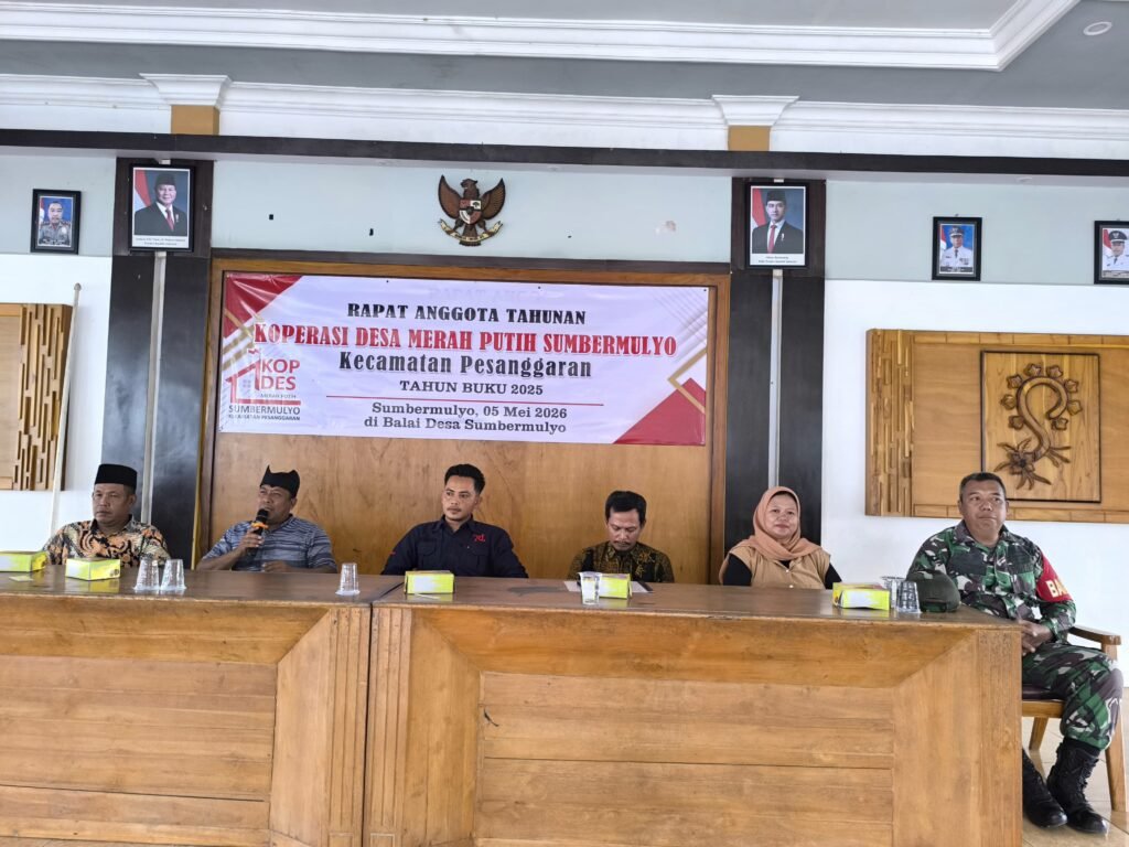 Babinsa Hadir Dalam Rangka Rapat Anggota Tahunan (RAT) Koperasi Desa Merah Putih Sumbermulyo